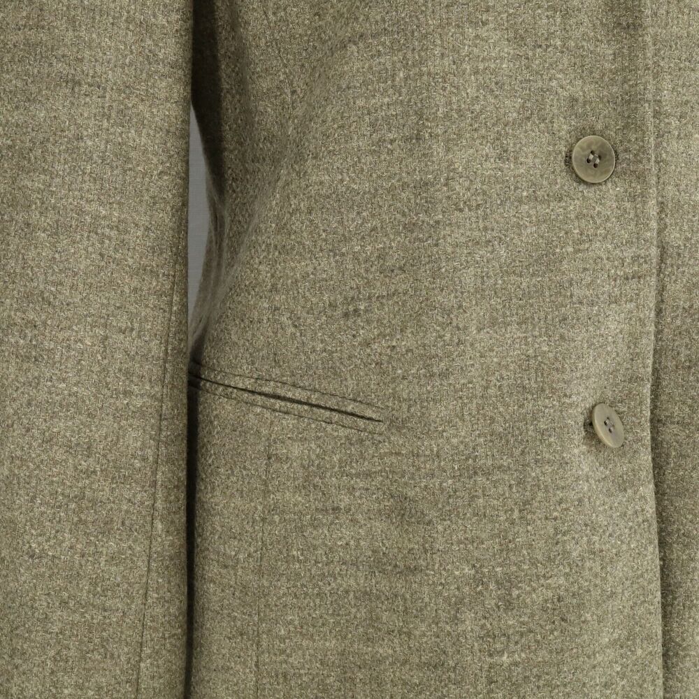 Lafayette 148 Jacket Womens 4 Beige Green Wool Cashmere Blend Lined Blazer New - Picture 8 of 16